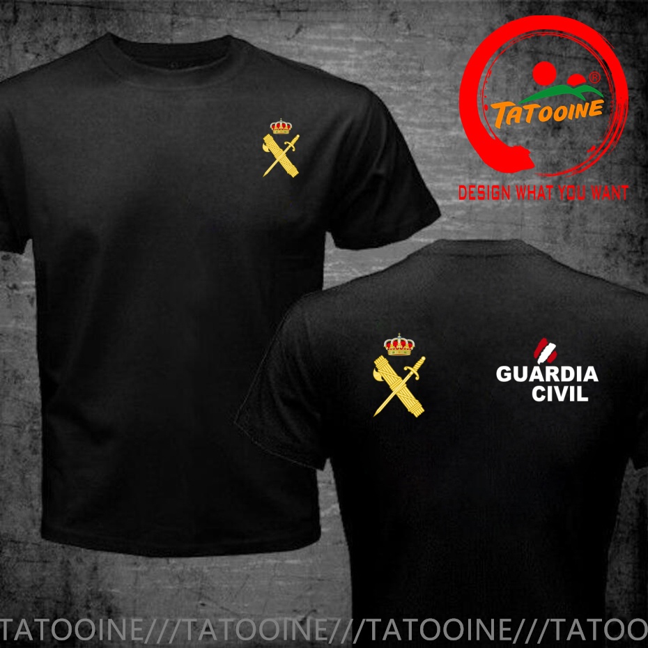 Street Fashion In Spain - Spain Guardia Civil Espanola Emblem T
