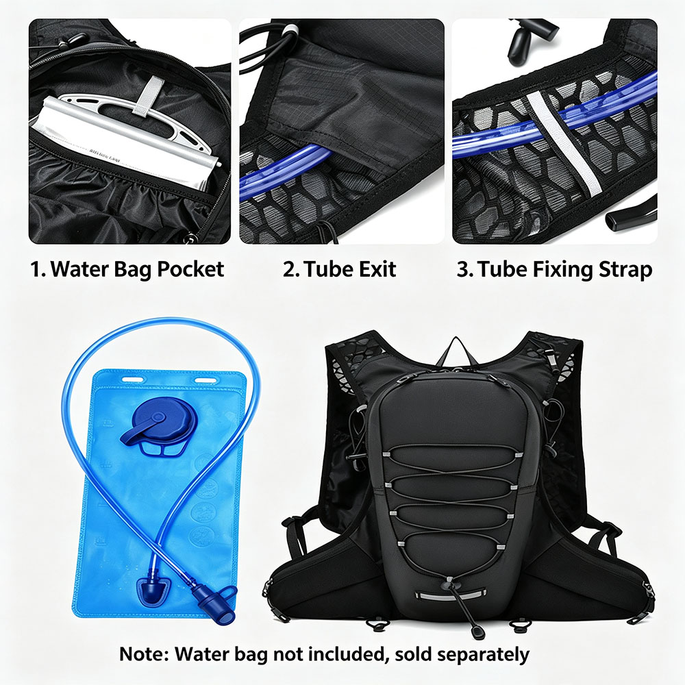 Hydration Running Backpack Lig - огляд і ціна Reflective Jacket Running