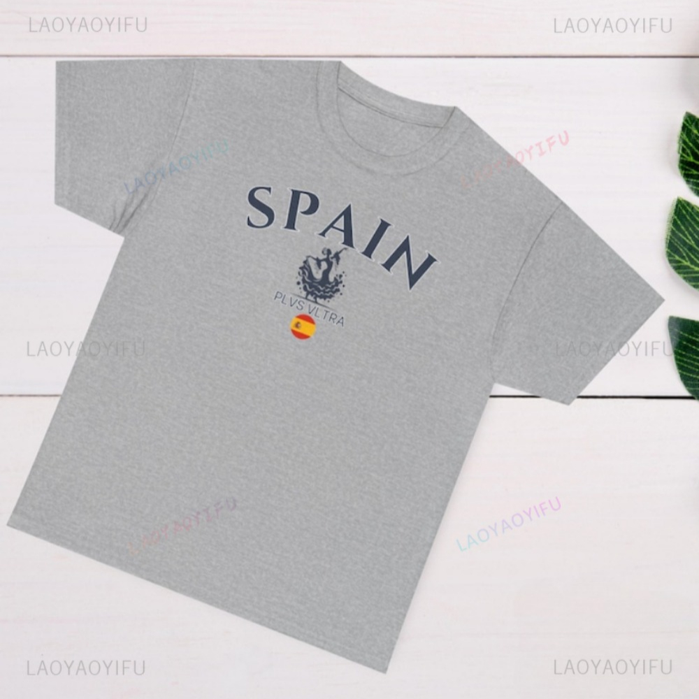 Spain Flag Graphic Printed T-s - огляд і ціна Street Fashion In Spain