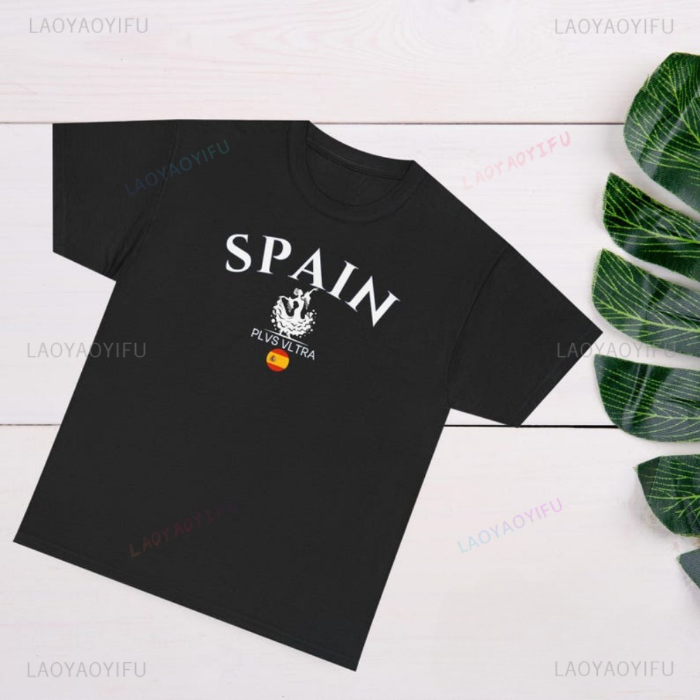 Spain Flag Graphic Printed T-s - огляд і ціна Street Fashion In Spain