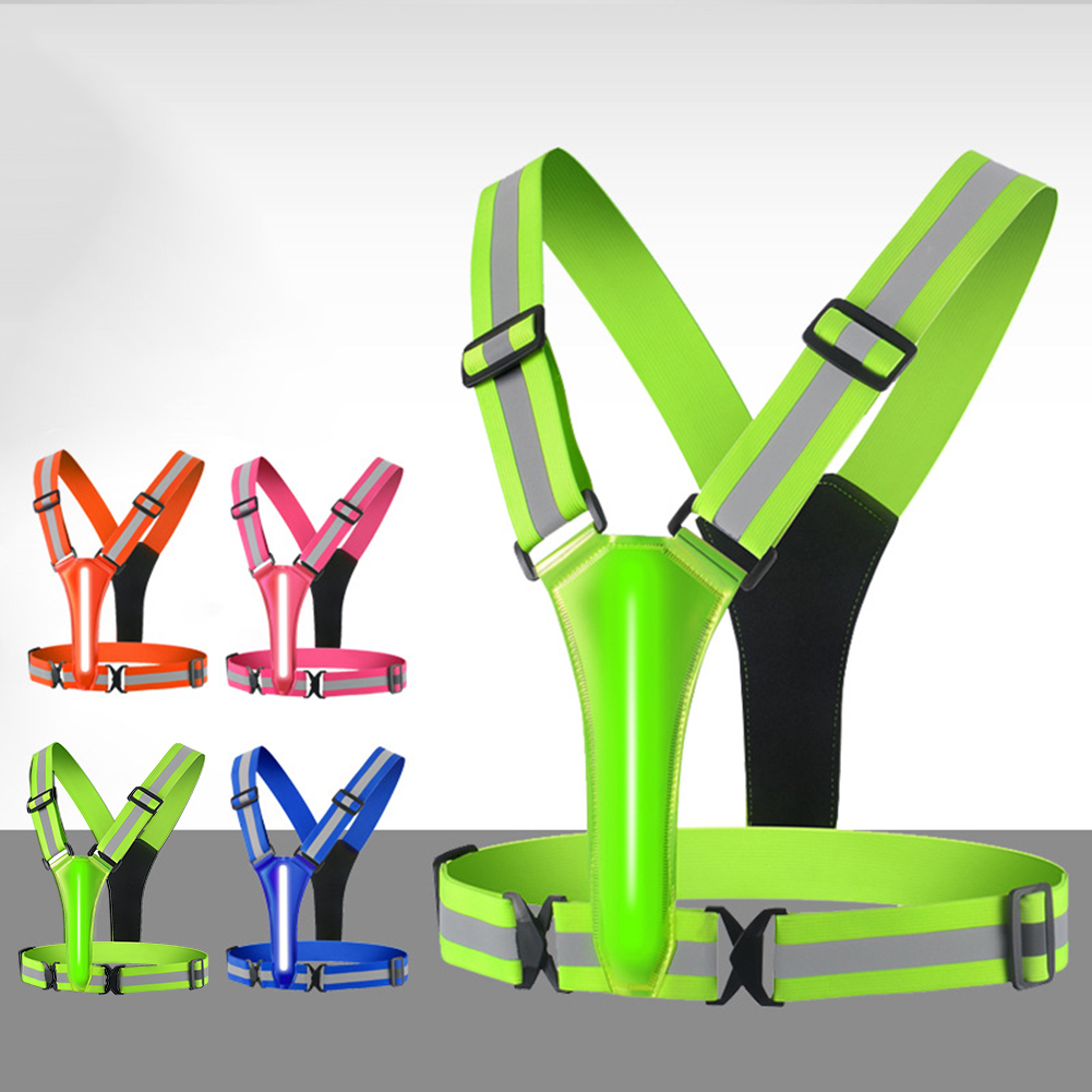 LED Reflective Safety Vest Lig - огляд і ціна Reflective Jacket Running