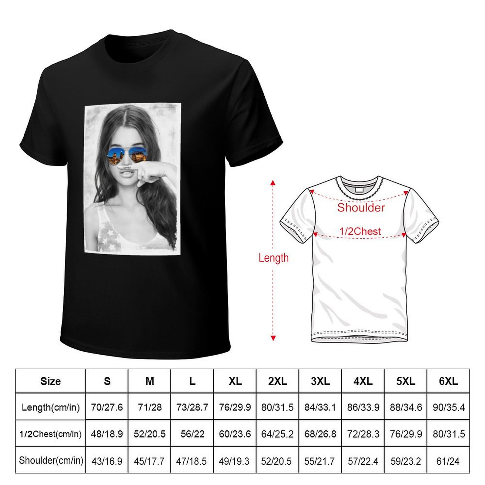 Original Mustache Girl Graphic - огляд і ціна Street Fashion Co