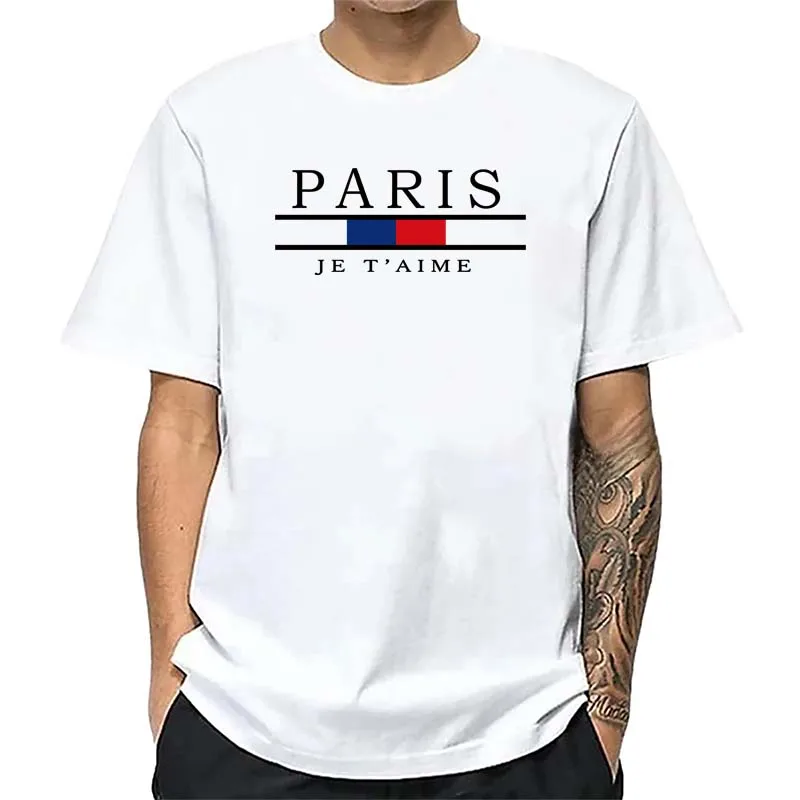 Paris Graphic Print T-shirts M - огляд і ціна Street Fashion In Paris