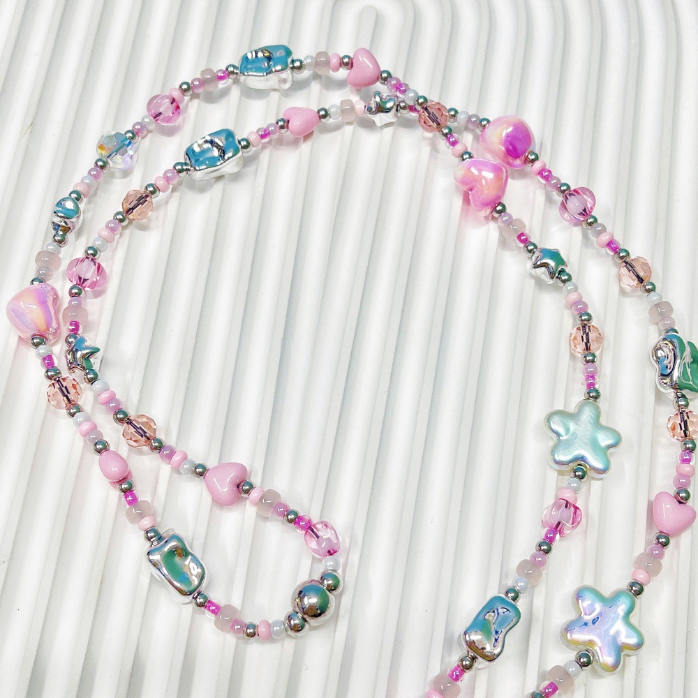 HERLOOK Pastel Y2K Heart Star  - огляд і ціна Street Fashion Necklace