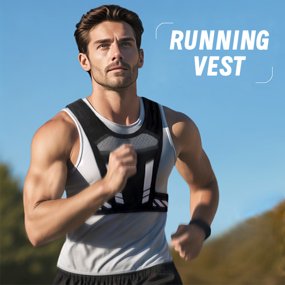 Reflective Running Vest with P - огляд і ціна Reflective Jacket Running