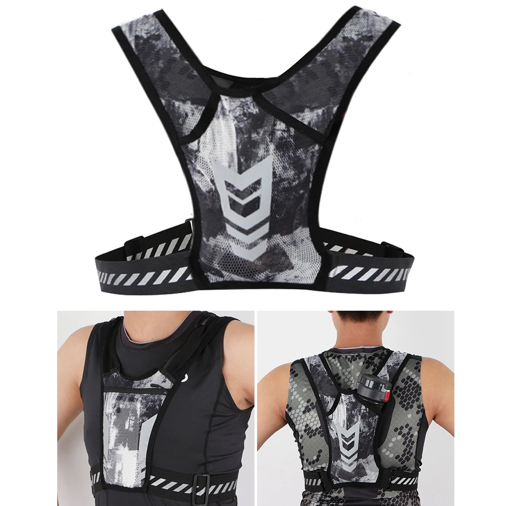 Reflective Running Vest with P - огляд і ціна Reflective Jacket Running