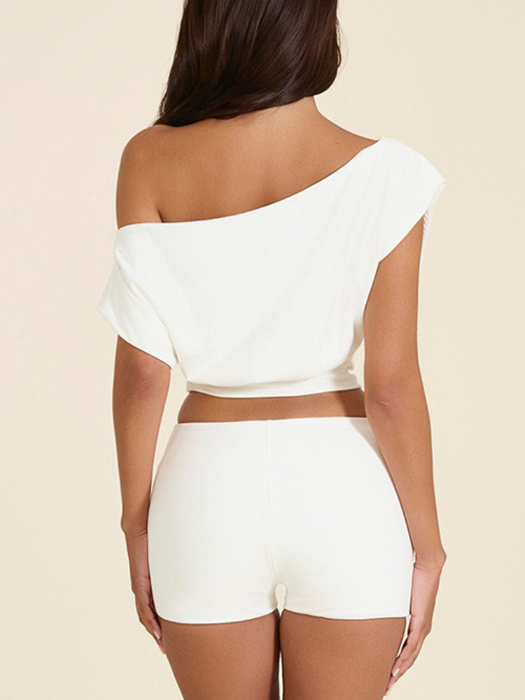 White Sexy Off Shoulder Women  - огляд і ціна Street Fashion Co