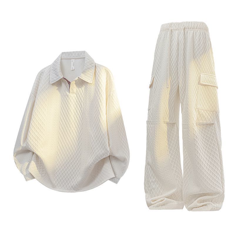 Unisex Jacquard  Plaid Polo Sh - огляд і ціна Cargo Pant Wide