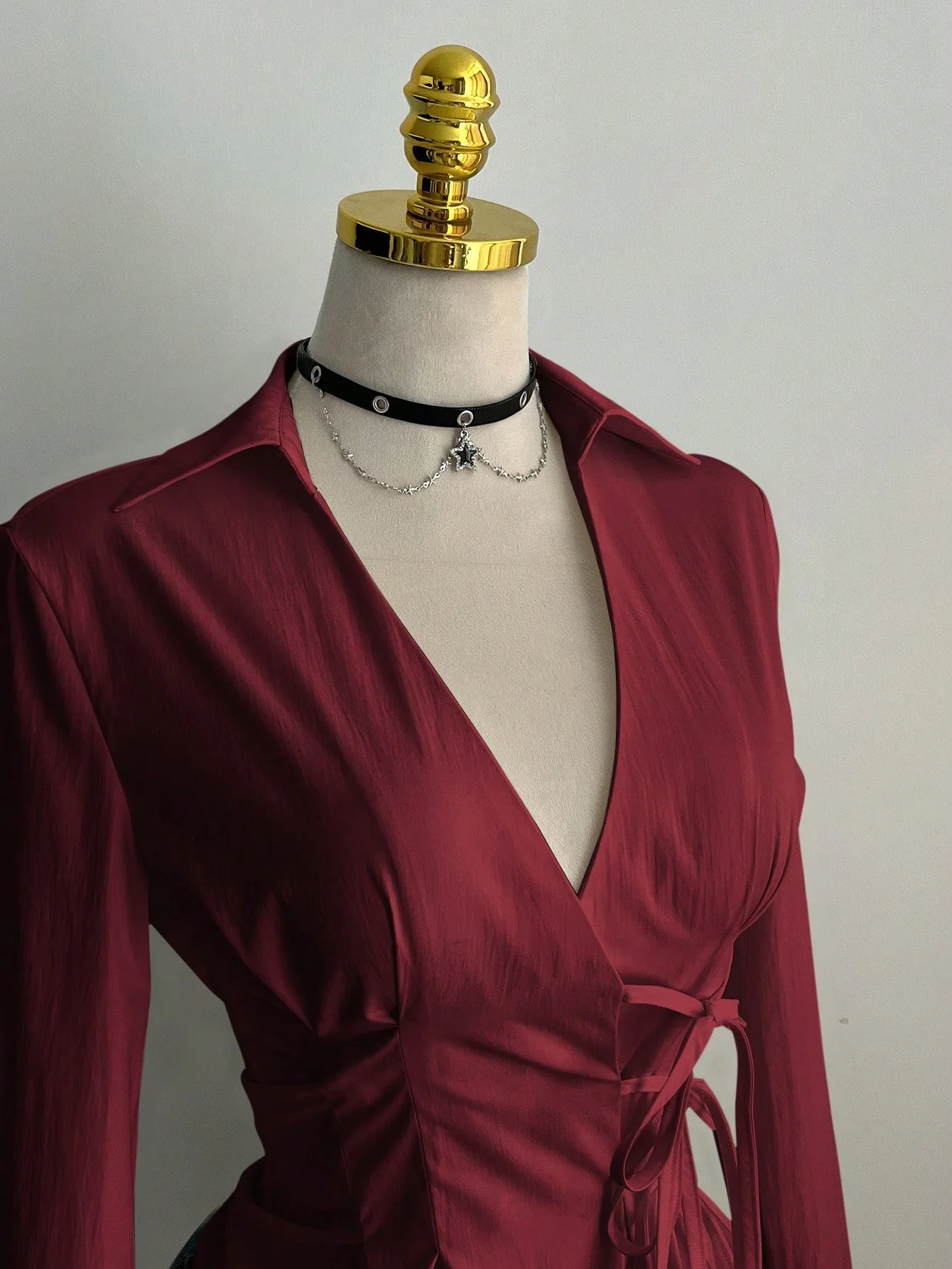 Fashion Long-sleeved Blouses S - огляд і ціна Street Fashion Necklace