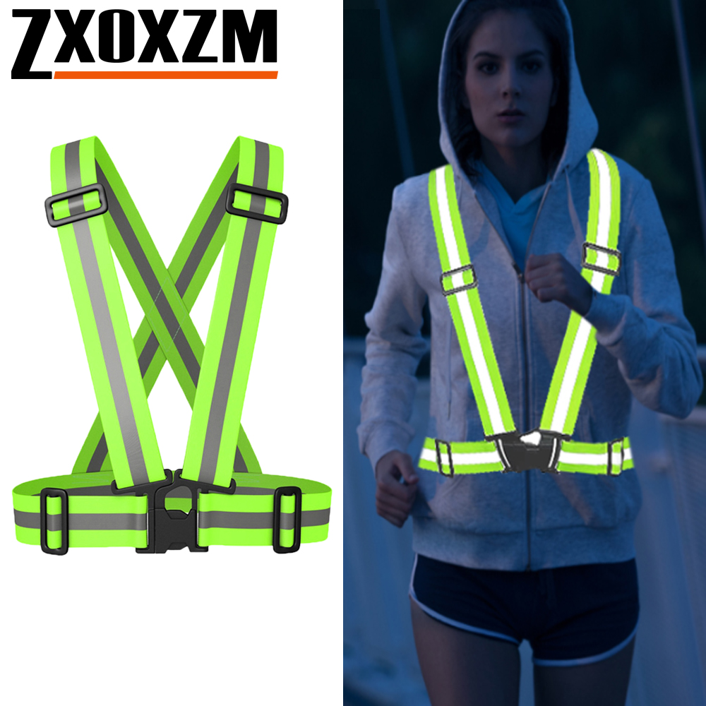 1Pcs Night Running Vest High V - огляд і ціна Reflective Jacket Running