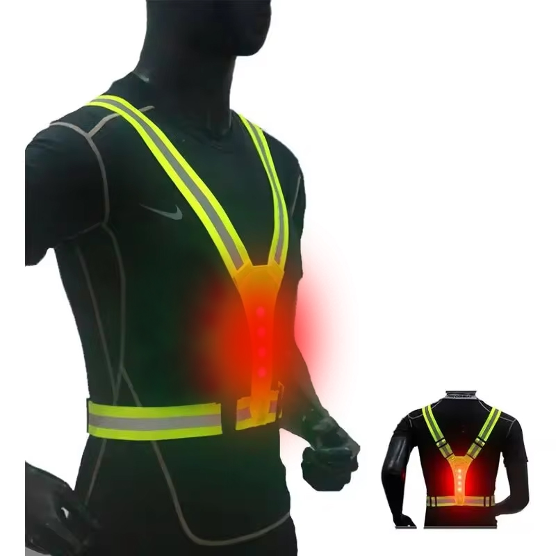 LED Running Vest Reflective Gl - огляд і ціна Reflective Jacket Running