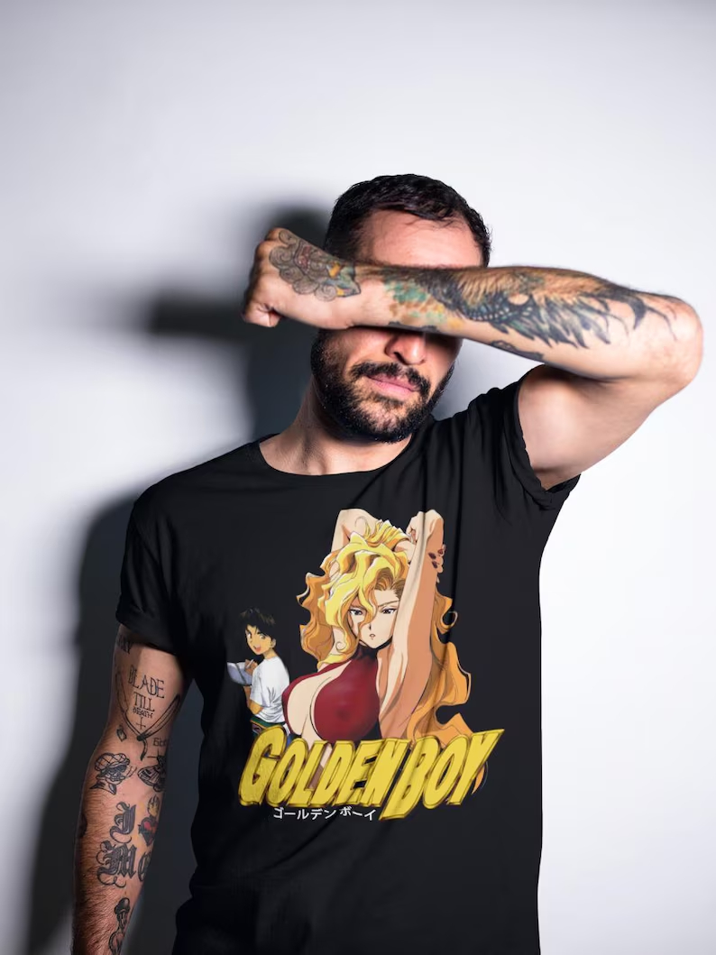 Golden Boy T-shirt Vintage Loo - огляд і ціна Street Fashion For Boy
