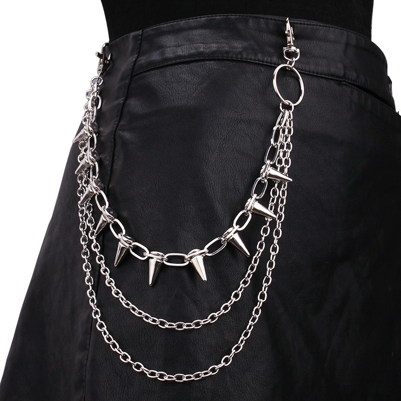 Hip Hop Punk Rock Metal Pants  - огляд і ціна Street Fashion Necklace