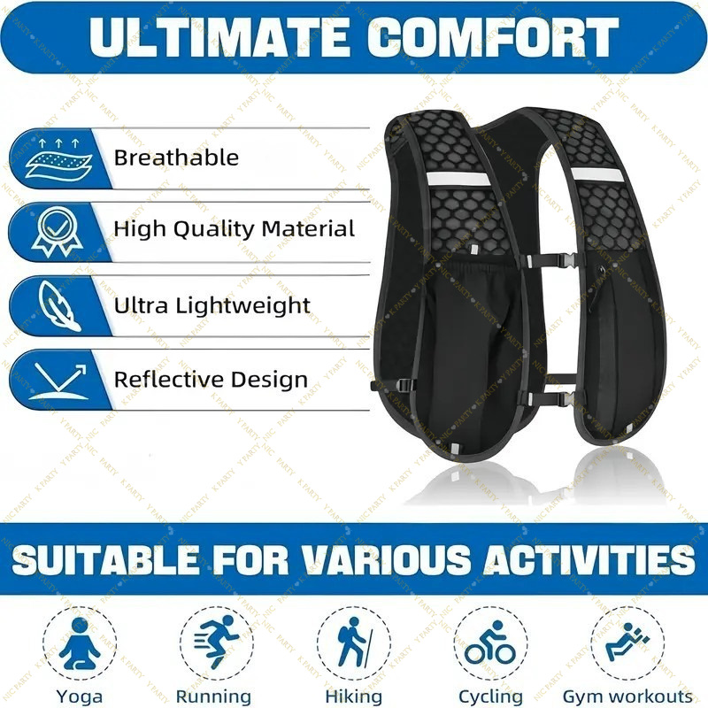 Marathon Trail Running Vest Li - огляд і ціна Reflective Jacket Running
