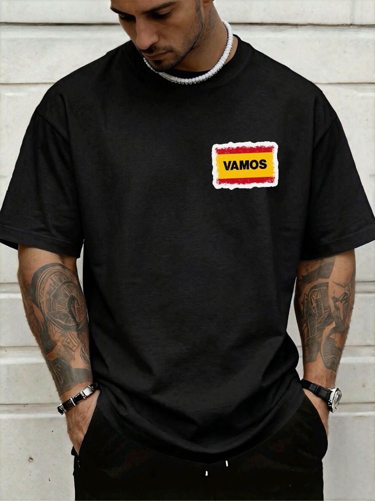 Mens Crew Neck Tee Spain Vamos - огляд і ціна Street Fashion In Spain