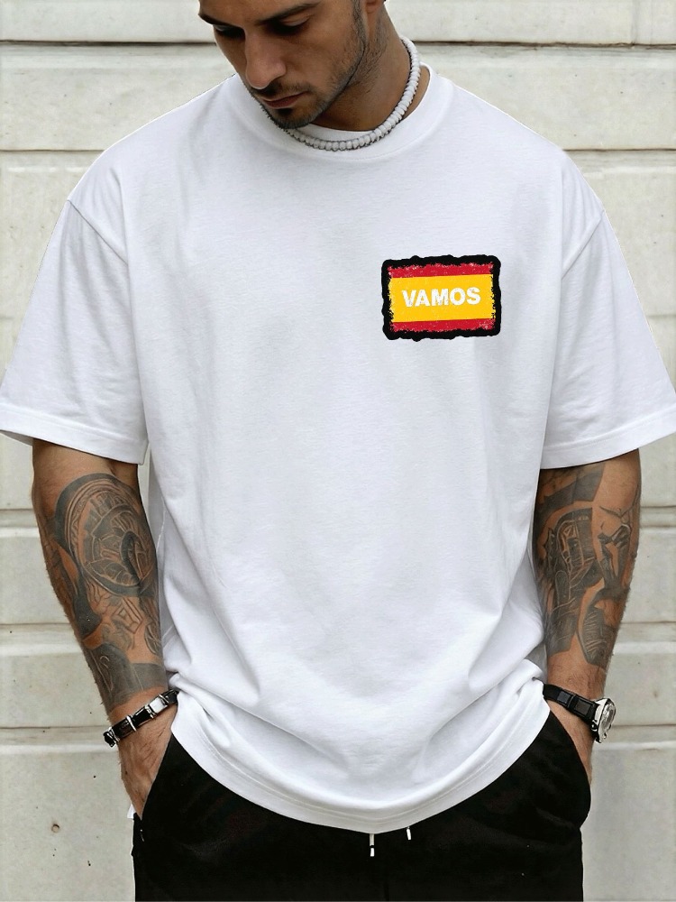 Mens Crew Neck Tee Spain Vamos - огляд і ціна Street Fashion In Spain