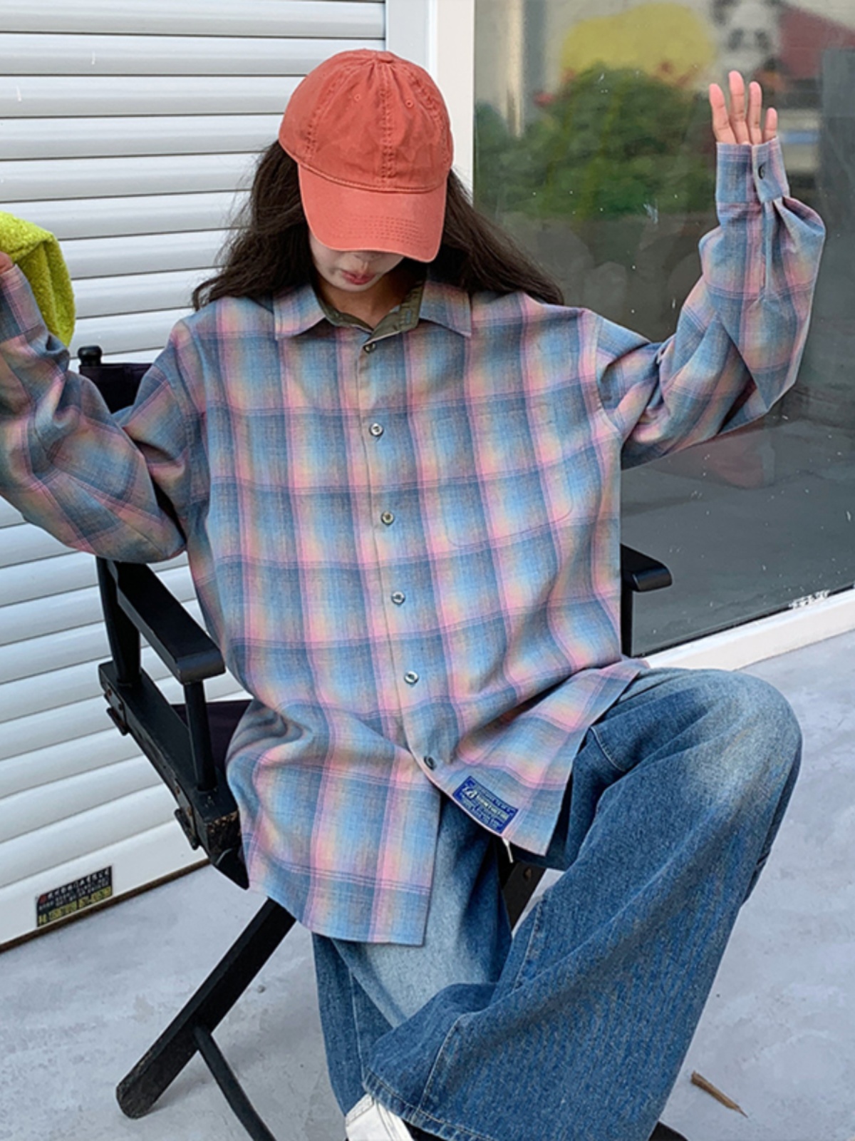 Men's Plaid Long Sleeve Shirt  - огляд і ціна Street Fashion Co