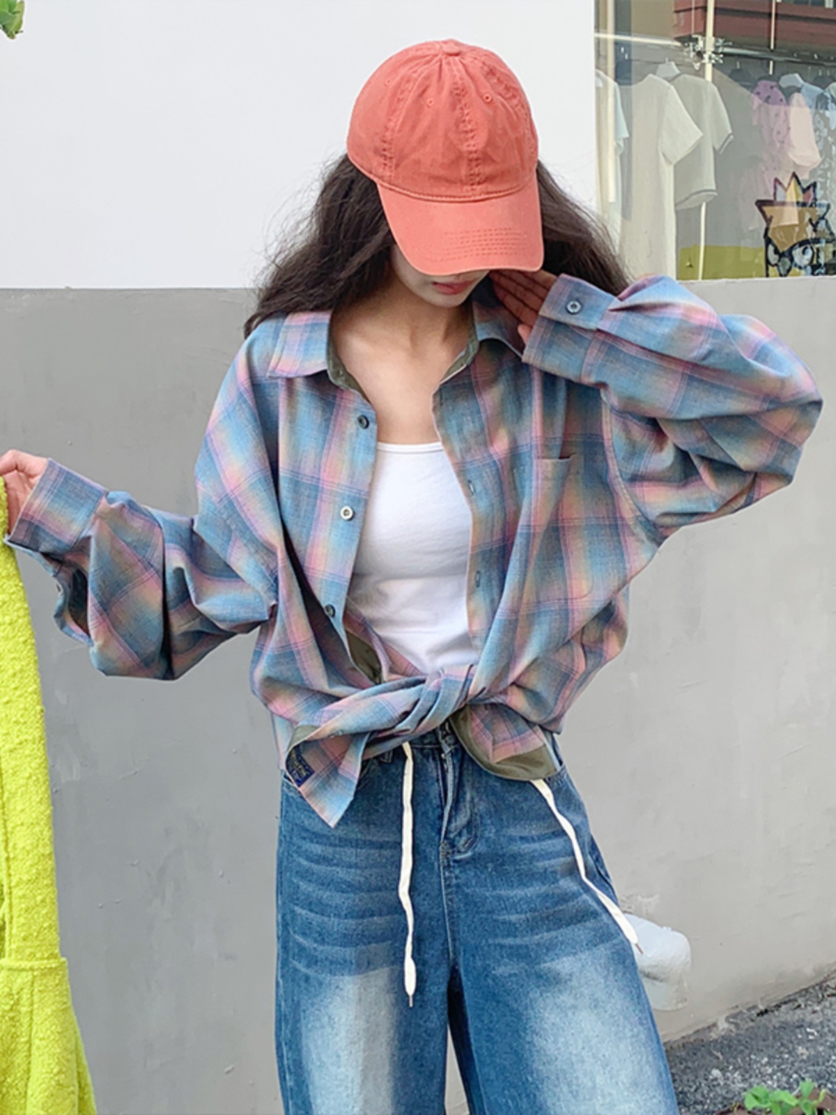 Men's Plaid Long Sleeve Shirt  - огляд і ціна Street Fashion Co