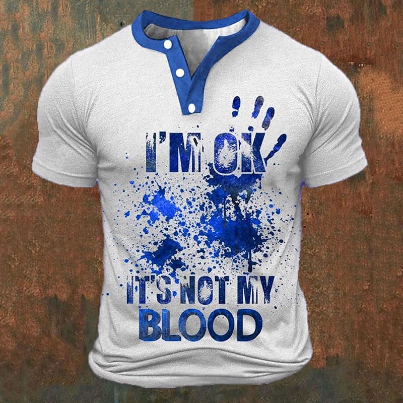 Funny 3D Letter Print Men's He - огляд і ціна Street Fashion Clothing