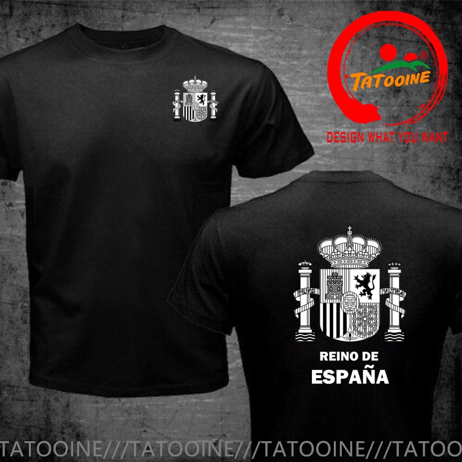 National Emblem of Spain Black - огляд і ціна Street Fashion In Spain