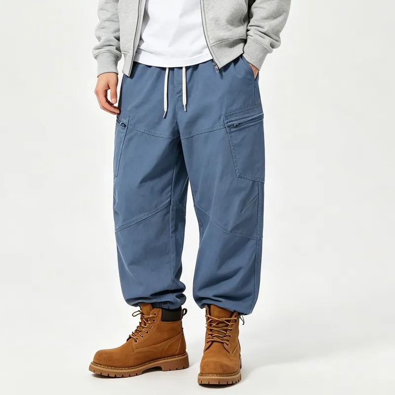 Men Japanese Streetwear Fashio - огляд і ціна Cargo Pant Wide