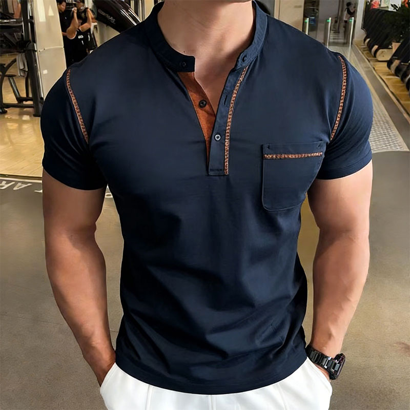 New Summer Men's Henry Collar  - огляд і ціна Street Fashion Styles