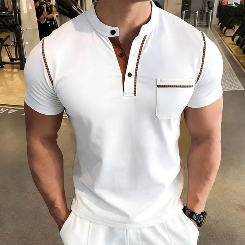 New Summer Men's Henry Collar  - огляд і ціна Street Fashion Styles